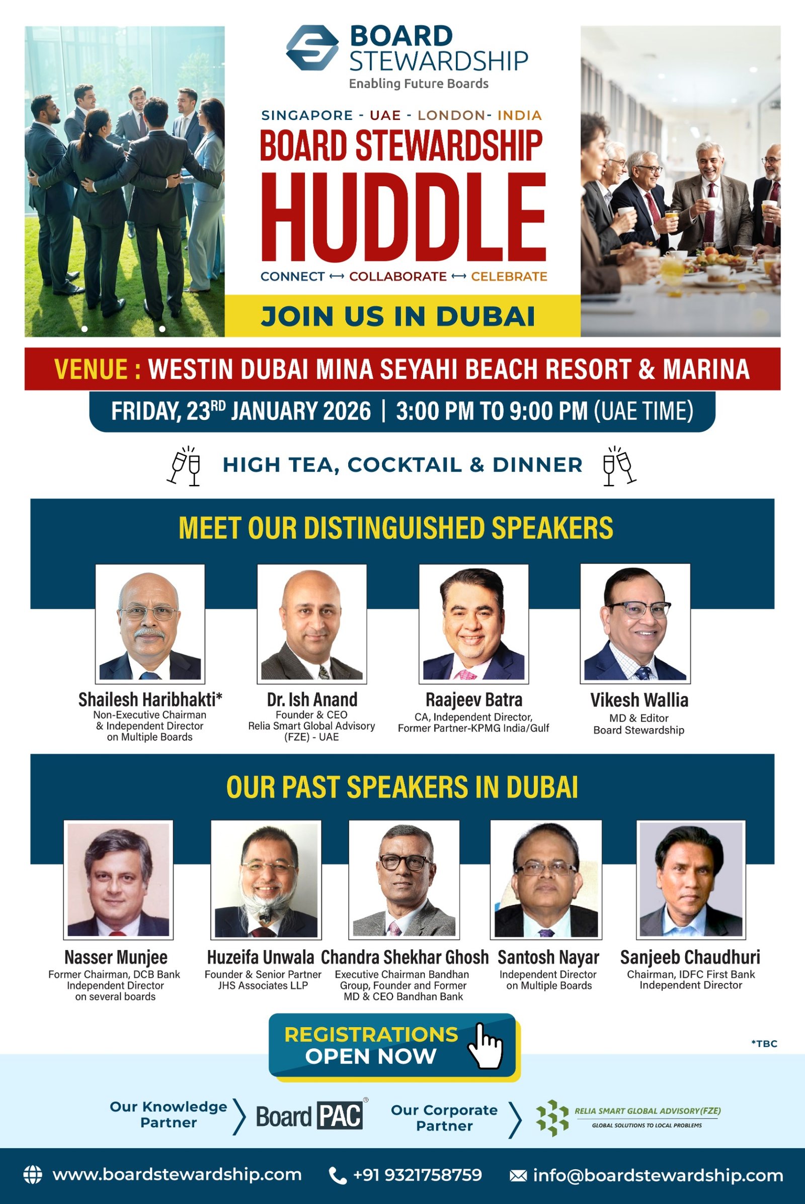 Dubai Huddle, 23 Jan 2026