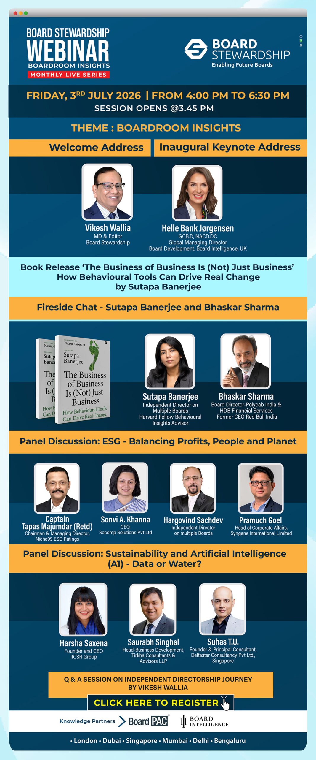 Board Stewardship Webinar