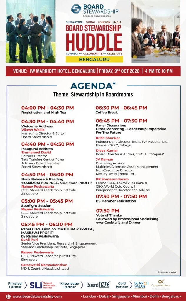 Agenda Bengaluru Huddle